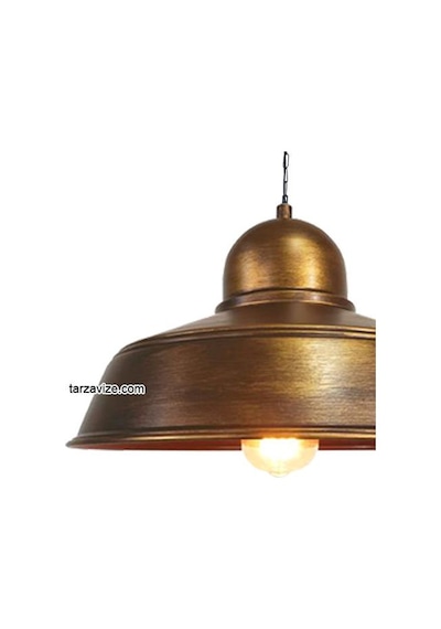 Tarzavize Trt57 Dekoratif Eskitme Tekli Retro Modern Sarkıt Avize Eskitme