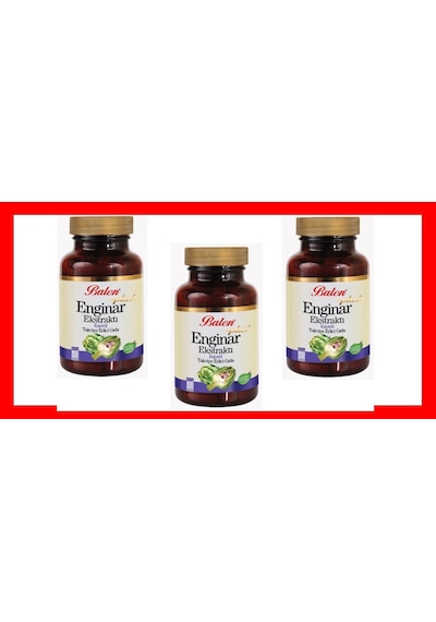 Balen Enginar Plus Ekstraktı 820 Mg X 100 Kapsül - 3 Şişe