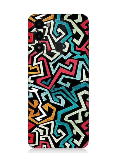 Tecno Spark 8c Uyumlu Silikon Kılıf Pop Art Grafiti Grunge