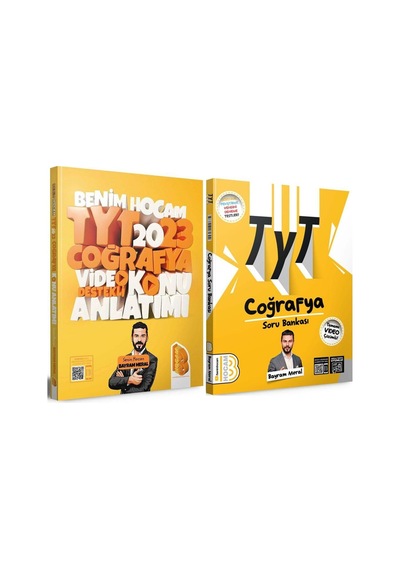 Benim Hocam 2023 Tyt Coğrafya Konu Ve Soru Bankası Seti 2 Kitap
