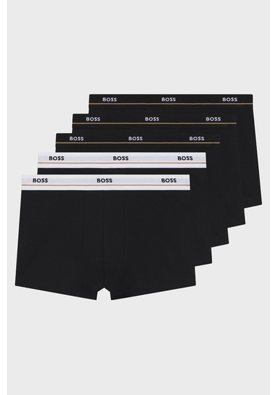 Boss Logolu 5 Pack Boxer Erkek Boxer 50475275 001 Siyah