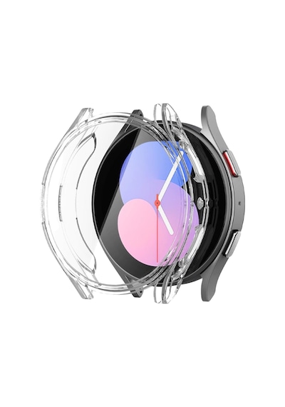 Microsonic Samsung Galaxy Uyumlu Watch 6 Classic 43mm Kılıf 360 Full Round Soft Silicone