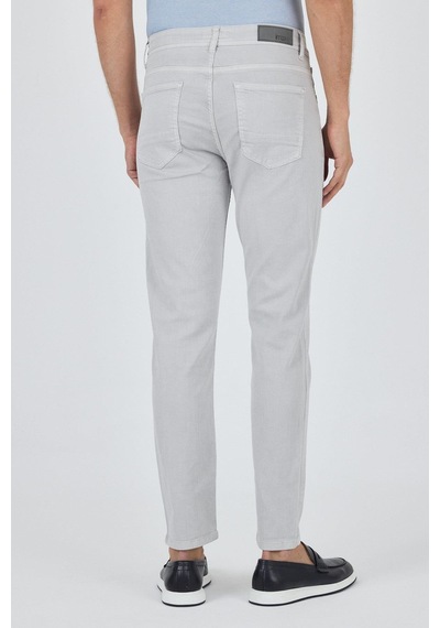 İmza Taş Rengi Pamuklu 5 Cep Casual Slim Fit 5 Cep Pantolon 1003250318 Taş