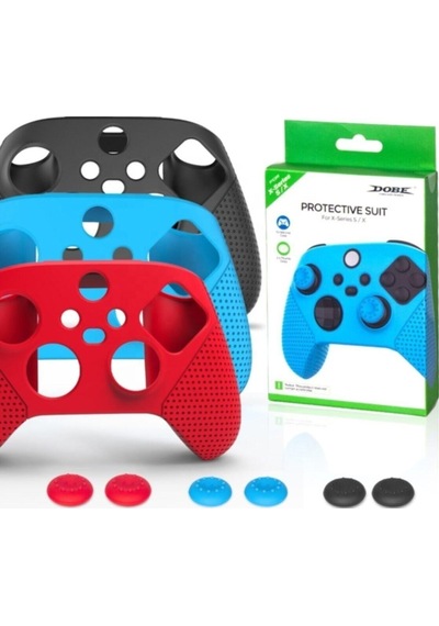 Xbox Series S/x Kollara Uyumlu Silikon Kılıf Ve 2 Analog Koruyucu Set