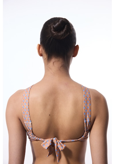 Penti Della Etnik Desen Halter Yaka Bikini Üstü