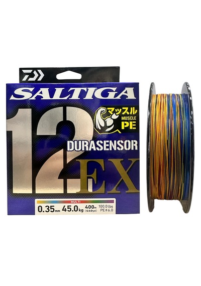 Daiwa Saltiga 12 Braid 6.0pe 0.35mm 400m Multi Color İp Misiina