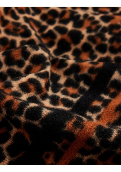 Koton Leopar Desenli Uzun Atkı Multıcolor 6wak50134aa Mavi