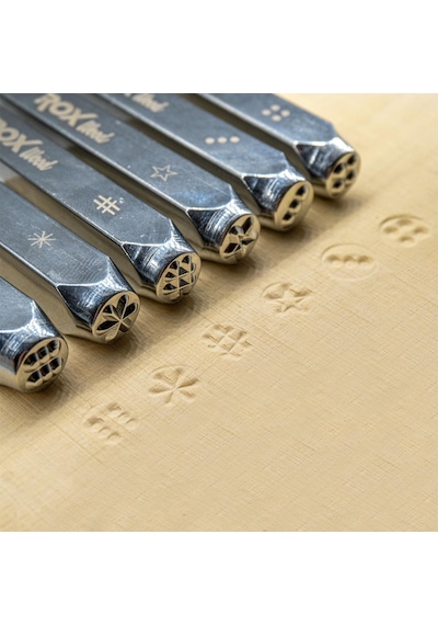Rox Wood 0190 İşaretleme Zımba Seti 6 Mm - 6 Parça