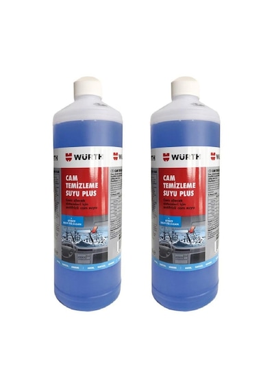 2X Würth Konsantre Antifrizli Cam Temizleme Suyu Plus 1000 Ml N11.365