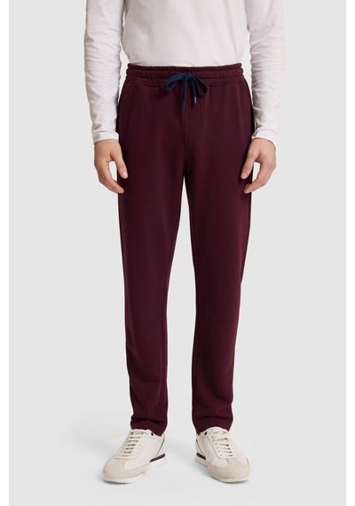 U.S. Polo Assn. Erkek Bordo Slim Fit Bağcıklı Eşofman Altı 50329409-vr180 Dark Plum