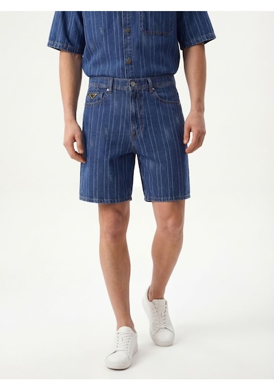 Baggy Fit Erkek Şort Denim