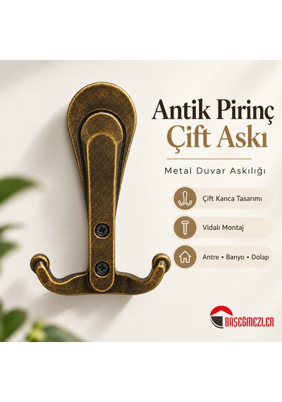 Haskan Lila Portmanto Antik Sarı 6 Adet