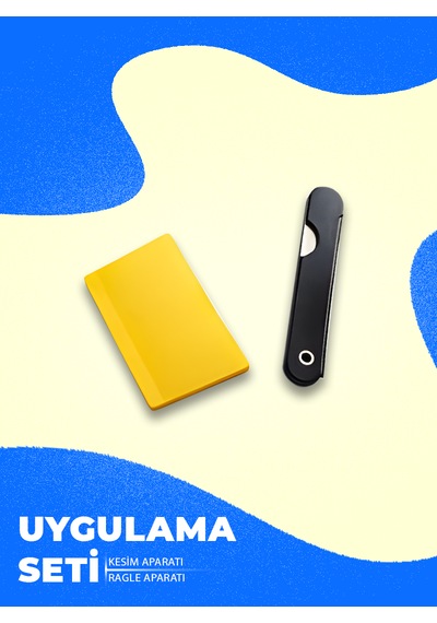 Uygulama Seti Ragle + Kesim Bıçağı Cam Filmi, Ppf Ve Folyo Uygulama Aparatı