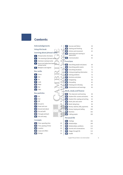 English Phrasal Verbs İn Use Intermediate Book With Answers: Vocabulary Reference And Practice