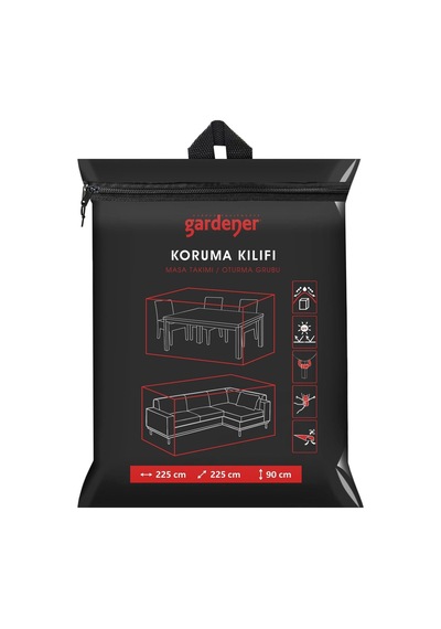 Grdc303 Masa Takımı Koruma Ortusu Pe 225x225x90 Siyah