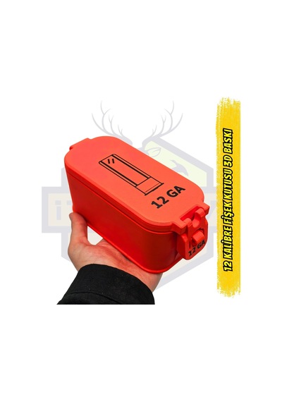 12 Kalibre Av Fişeği Kutusu 16 Outdoor Kapasiteli - 3 K16-13 Çok Renkli