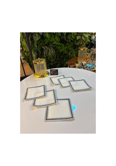 Kokteyl Peçetesi, Gümüş Ekose Desenli Kare Kahve Tepsisi Peçeteliği,6'lı Sunumluk Peçete Renkli-beyaz-gold-gümüş-siyah Kokteyl Peçetesi, Gümüş Ekose Desenli Kare Kahve Tepsisi Peçeteliği,6'lı Sunumluk Peçete Renkli-beyaz-gold-gümüş-siyah