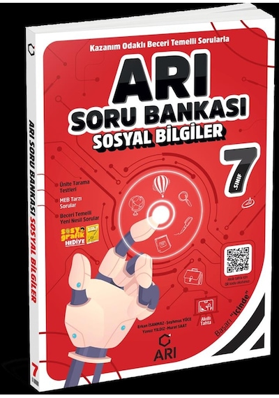Arı Yayınları 5. Sınıf Sosyal Bilgiler Soru Bankası 2024
