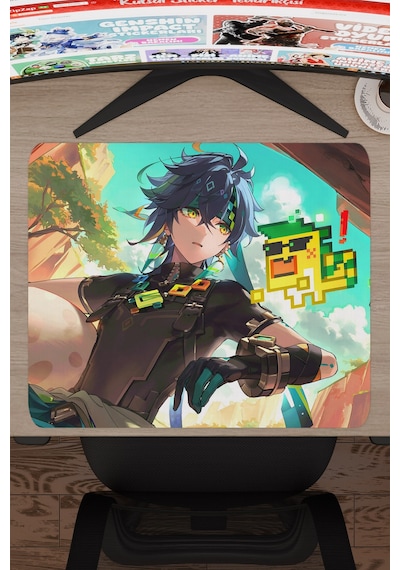 Kinich Genshin Impact Anime Gacha V2 - 48x40 Xl Gaming Mouse Pad Fare Altlığı