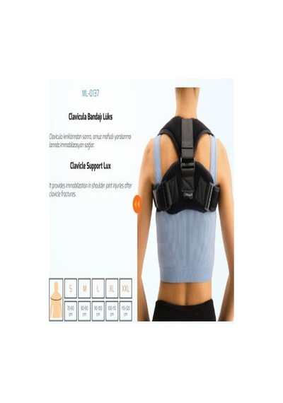 Clavicula Bandajlı Lüks Siyah