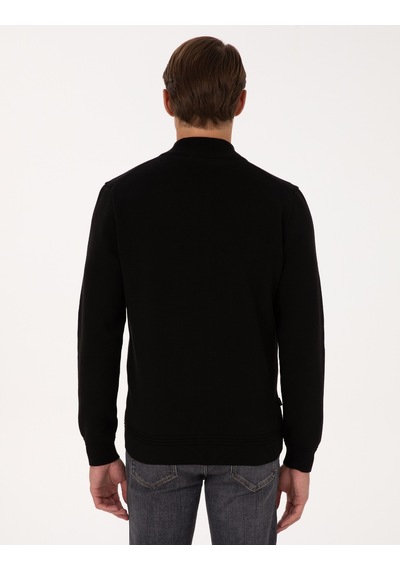 Pierre Cardin Erkek Siyah Hırka Triko 50315821-vr046 Siyah