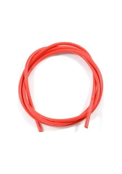 14 Awg Silikon Kablo 1 Metre Kırmızı