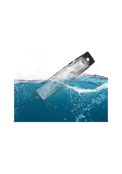 Parmak Led 12 - 24 Volt Çalışma Özelliği Su Geçirmez 10 Adet Sarı