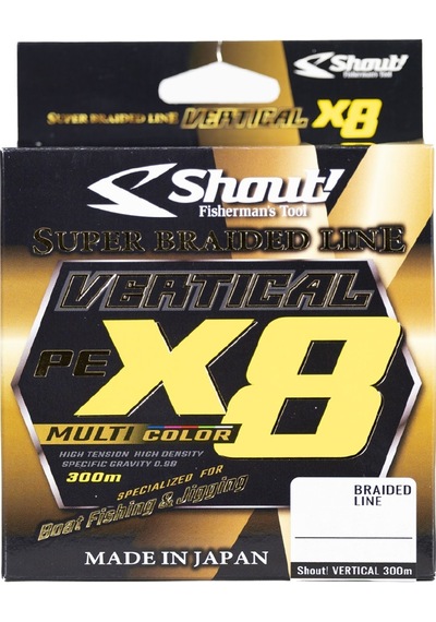 Shout Vertical 8b Multicolor 300m İp Misina 0,12mm