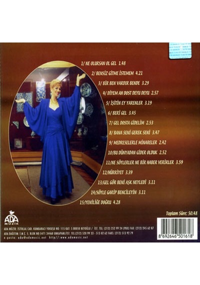 Esin Afşar - Yunus Emre ve Mevlana Şarkıları Cd