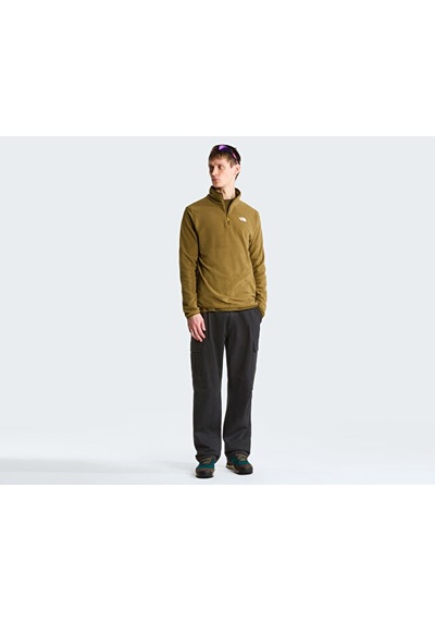 The North Face M Glacıer Fleece 1/4 Zıp Jacket Erkek Outdoor Çeyrek Fermuarlı Polar Üst Nf0a8d0q2ek1 Bej