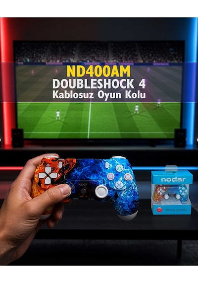 Nodar Nd400am Bluetooth Gamepad Oyun Kolu Ps4 Uyumlu Doubleshock 4 Karışık Renkli