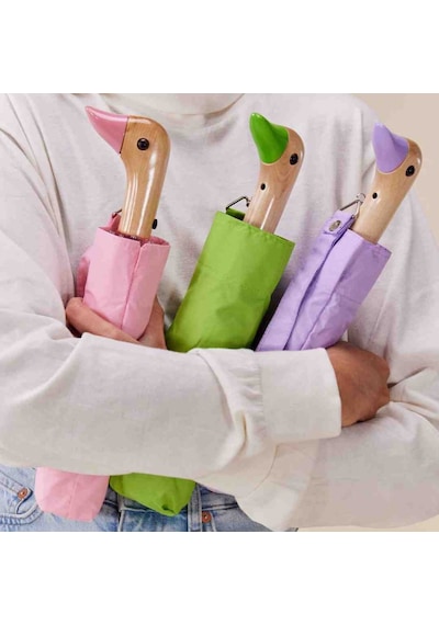 Duckhead Duck Kompakt Şemsiye - Pembe Açık Pembe