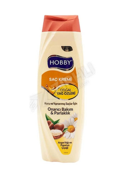 2 Adet Hobby Yağ Özlü Argan & Papatya Saç Kremi 600 Ml