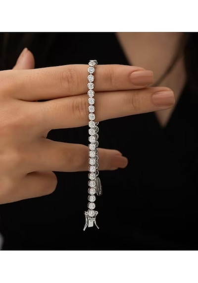 Vog 3.5mm Aspirin Model Suyolu Bileklik 925 Ayar Gümüş Beyaz Renk Sarı,roze Renk Seçeneği
