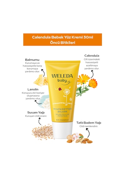 Weleda Calendula Organik Yüz Kremi 30 ML