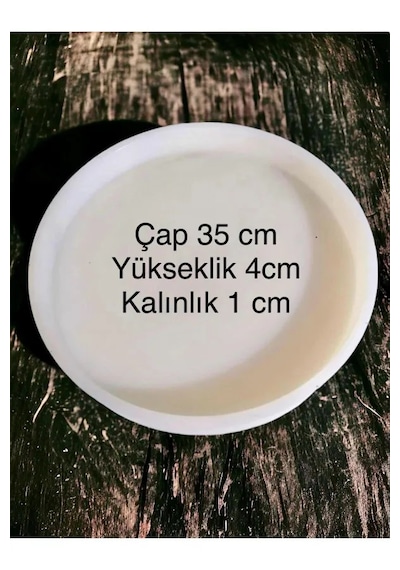 Silikon Sehpa&saat Kalıbı İç Çap 35cm -iç Yükseklik 4cm
