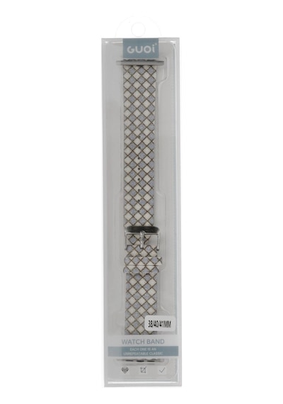 Apple Watch 38mm Karo Motif Kordon - Lila