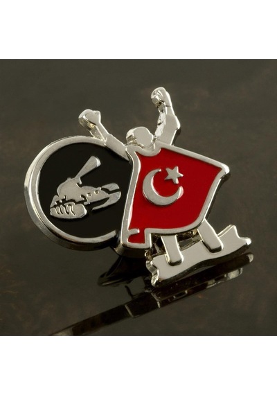 Depomıx Ay Yıldız Yaka Rozet-gümüş Rengi Çok Renkli 41218043