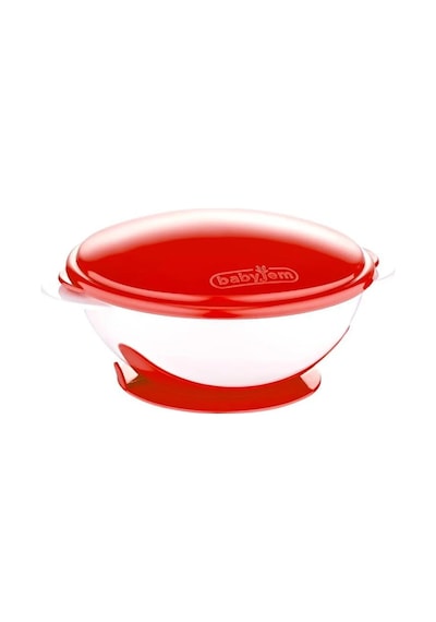 Babyjem Vakumlu Mama Tabağı Kırmızı