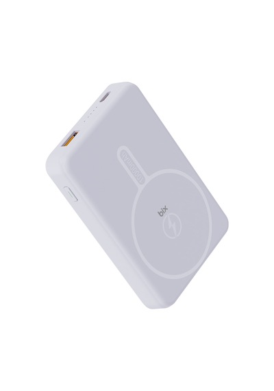 Bix PB109 10000 Mah Type-c Usb-a 22.5w Kablosuz Powerbank Beyaz