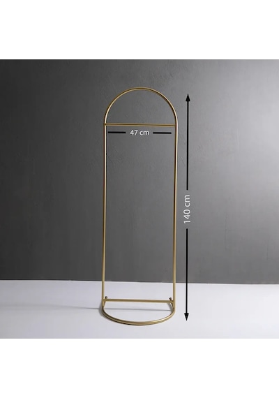 Eskimo Gold Ayaklı Askılık 140 Cm Gold