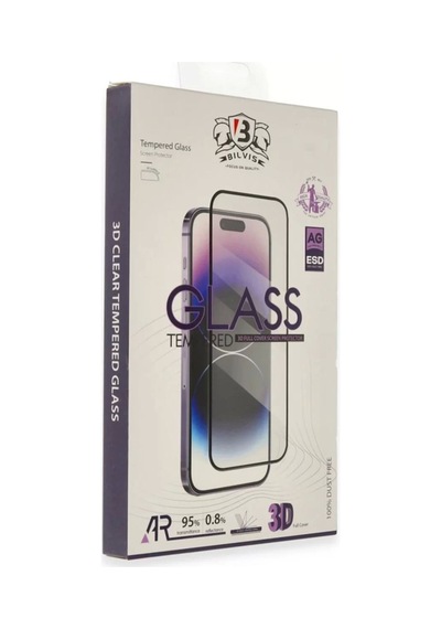 Apple İphone 17 Pro Bilvis 3d Cam Ekran Koruyucu - Siyah