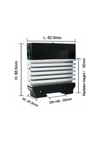 Ray Tipi Soğutuculu 50a Slim Ssr Röle