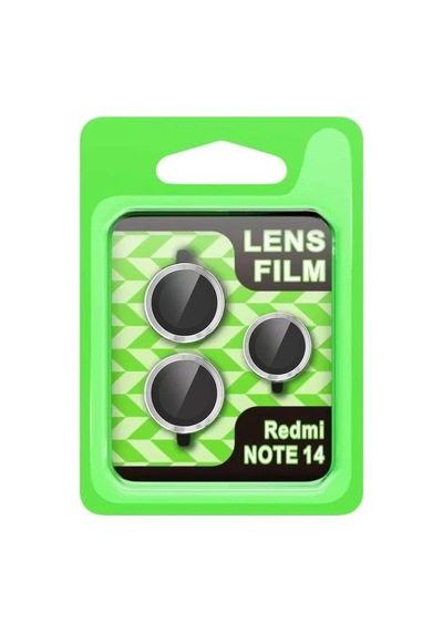 Newface Xiaomi Note 14 5g Raze Metal Kamera Lens - Gümüş - 542