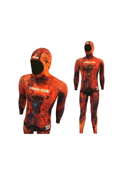 Free-Sub 5Mm Olimpos Red Yamamoto Avcı Serbest Dalış Elbisesi (538680774) Kırmızı