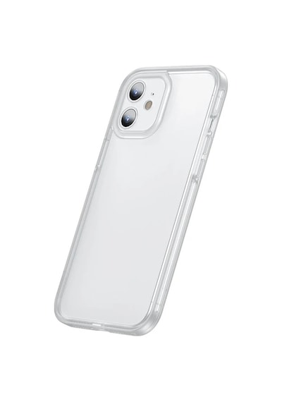 Baseus iPhone Uyumlu 12 Mini Kamera Lens Koruyuculu Frame Kılıf- 5775 Siyah