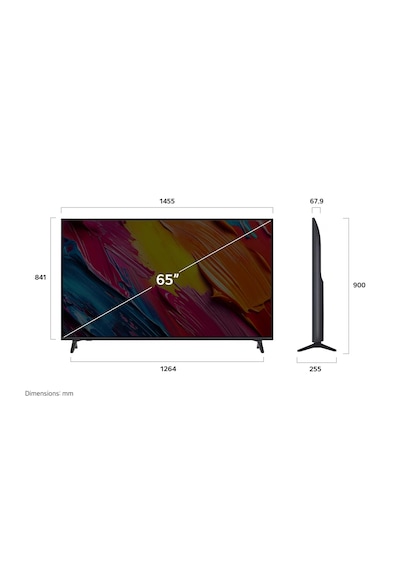 LG 65QNED70A6A 65 inç 165 Ekran Uydu Alıcılı Smart 4K Qned Tv