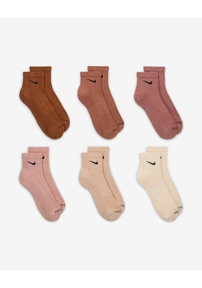 Nike Sx6899-904 Everyday Plus Destekli Bilek Antrenman Çorapları 6 Çift Cok Renklı