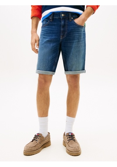Tommy Hilfiger Ronnıe Short Bj8155 Erkek Mavi Şort - Dm0dm22980