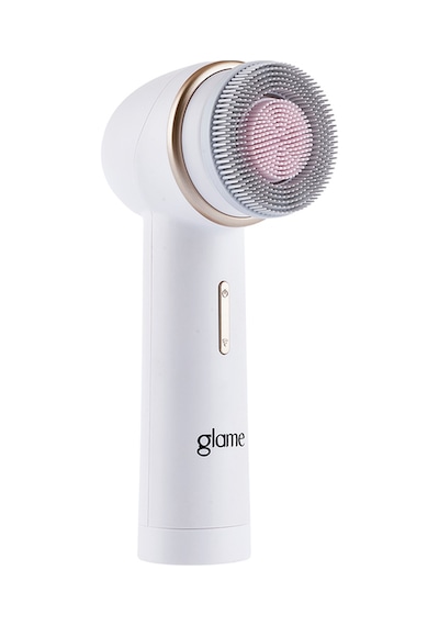 Glame Duo Spin Cleanser-Çift Başlıklı Yüz Temizleme Fırçası | Döner Başlıklı Gözenek Sıkılaştırıcı & Temizleme Cihazı